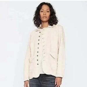 Nwt Sandrine Rose Button Jacket Size Med